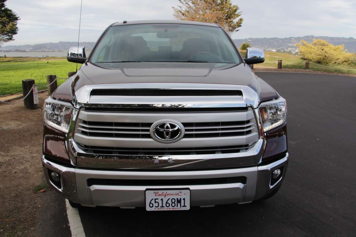 The Tundra gets predictably low fuel mileage -- 13/17 mpg, city/highway.