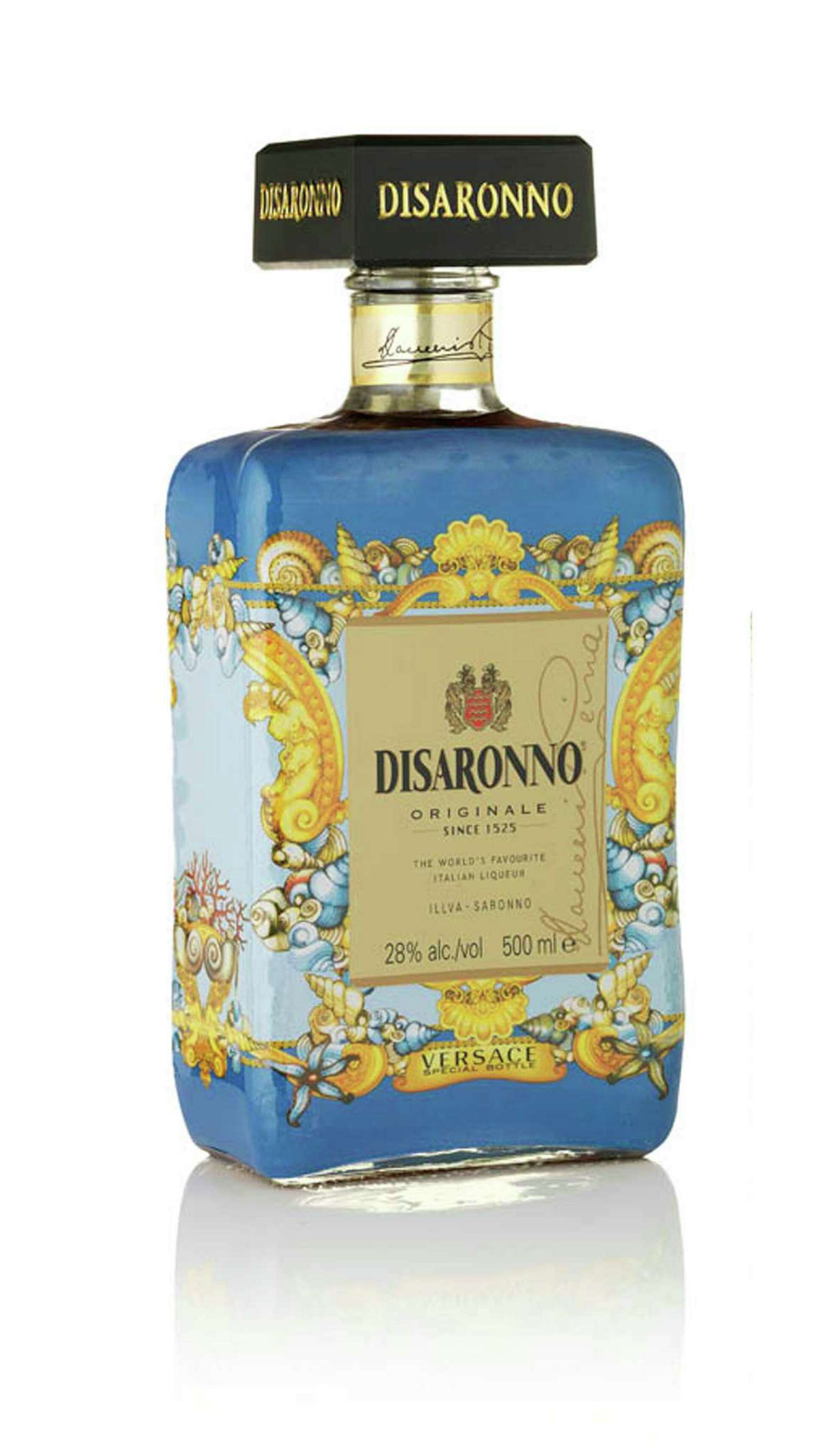 Disaronno sports Versace print for the holidays