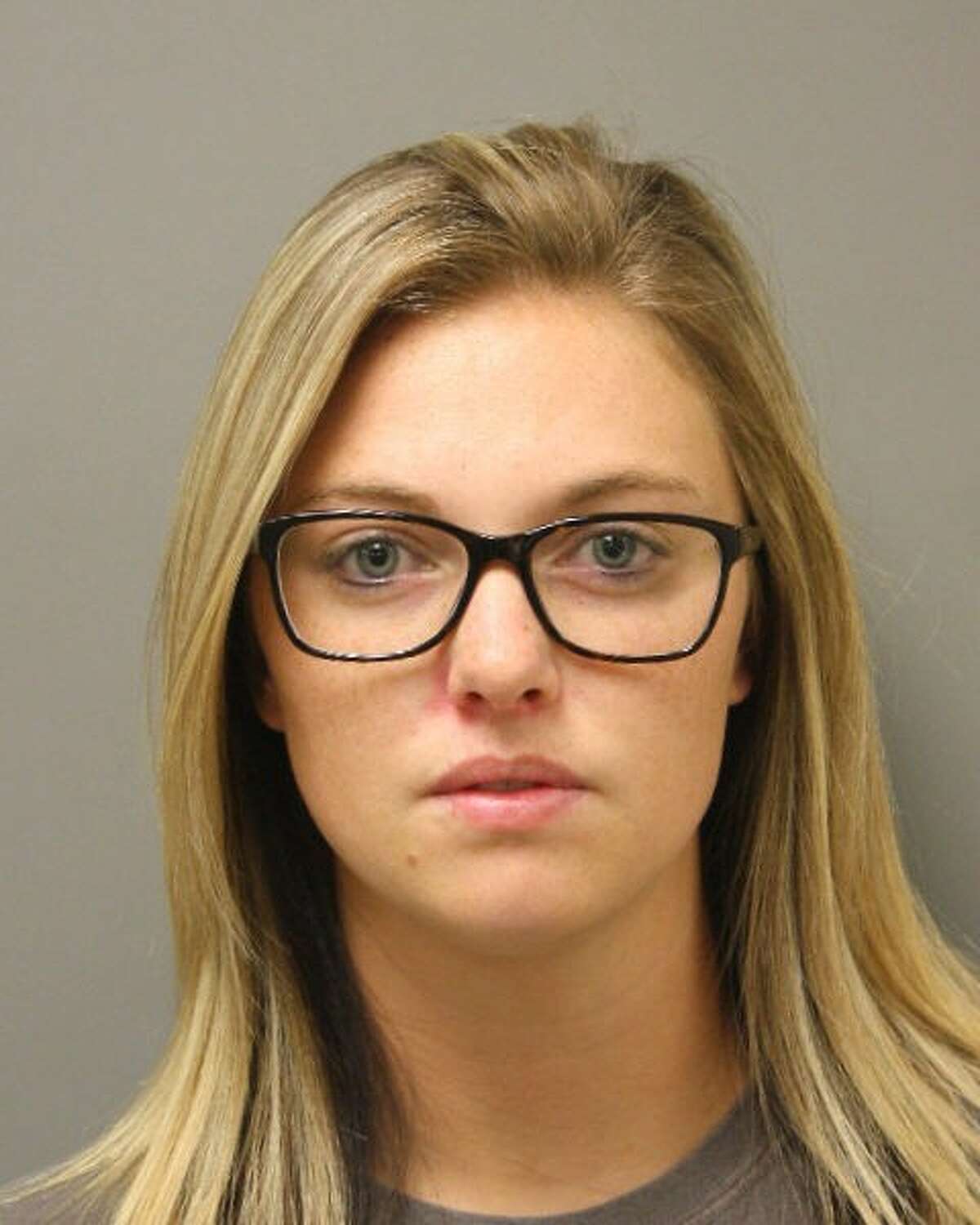 Former teacher Ashley Zehnder, 24, is accused of engaging in an improper relationship with a student at Pasadena High School. (Pasadena Independent School District)