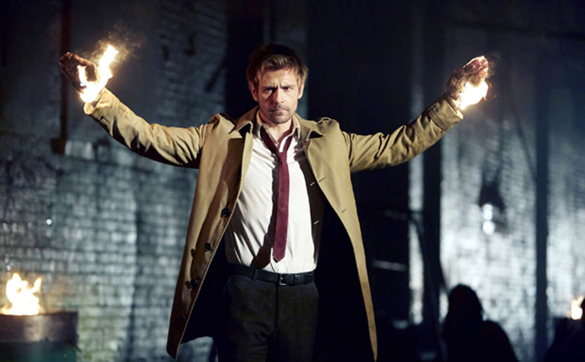 “Constantine” is based on the comics, and although the writing is flat, the special effects are cool as Matt Ryan tries to protect a woman who can see demons from the evil forces.