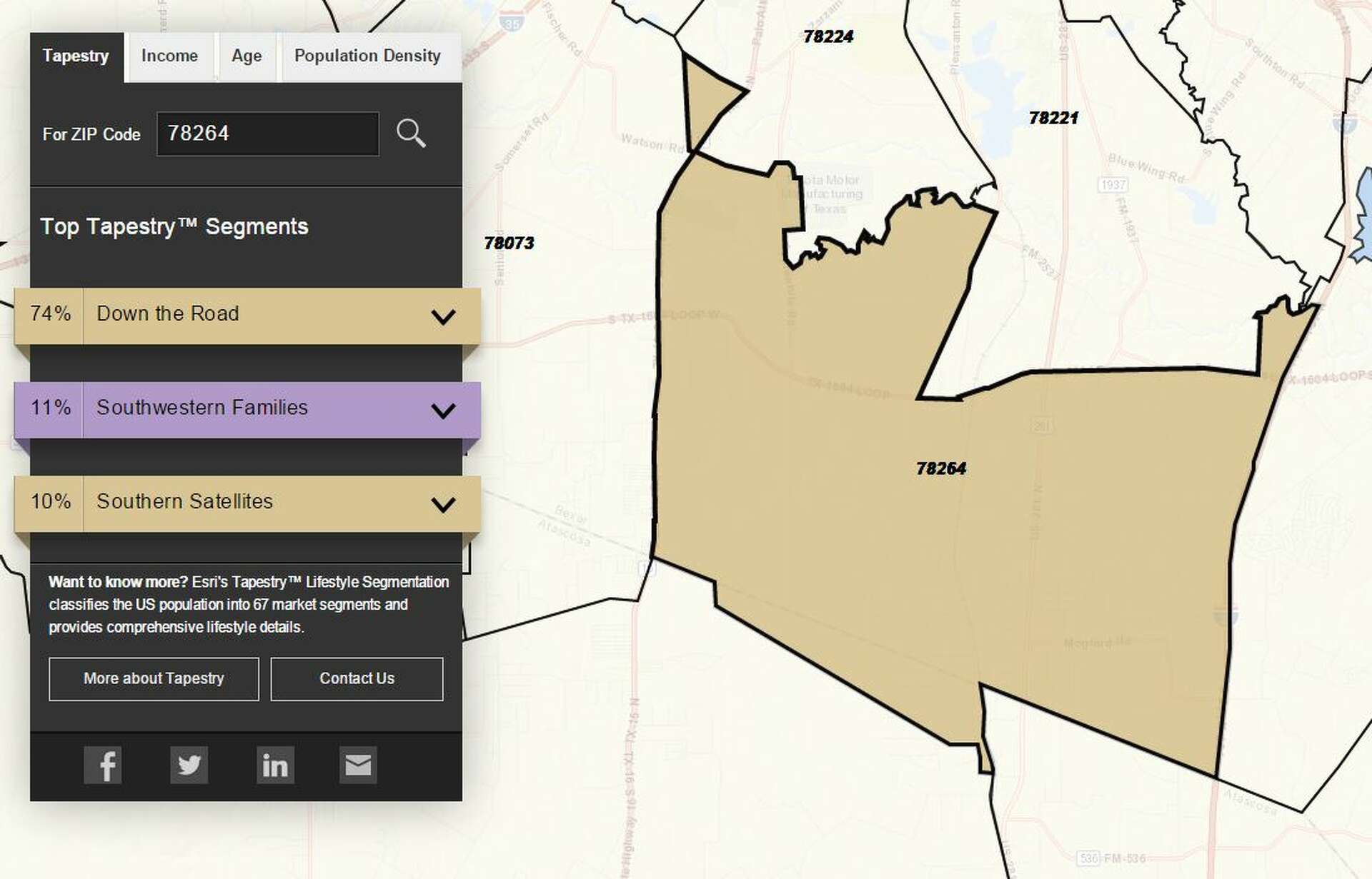 Map shows who San Antonio residents are, what they will buy Map shows who San Antonio residents are, what they will buy