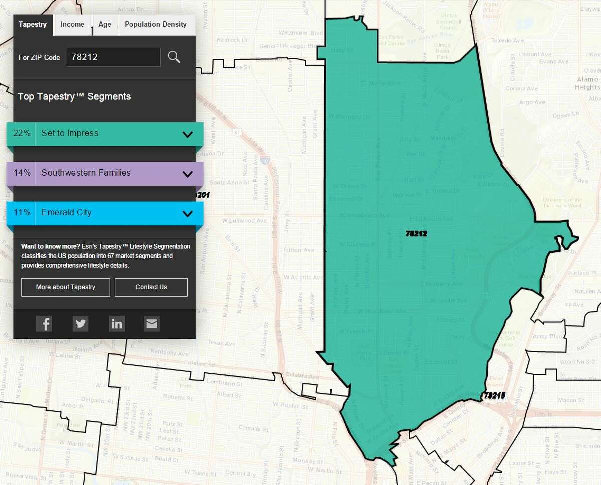 Map shows who San Antonio residents are, what they will buy — by their ...