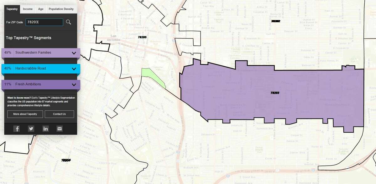 Map shows who San Antonio residents are, what they will buy — by their ...