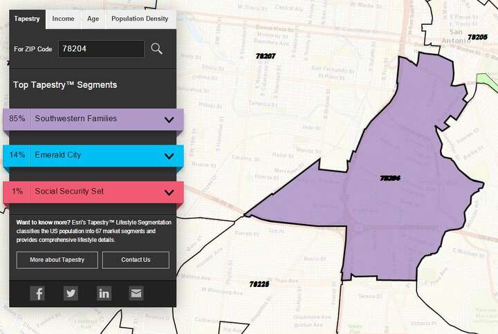 Map shows who San Antonio residents are, what they will buy — by their ...