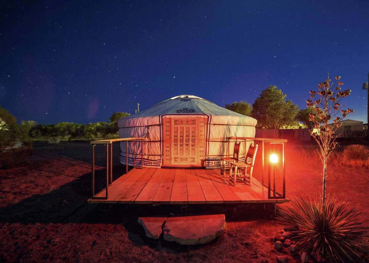 Guests can now book an authentic Mongolian yurt at El Cosmico in Marfa. The hotel and campground also offers yurts for sale on-site and through its online store, ecprovisionco.com.