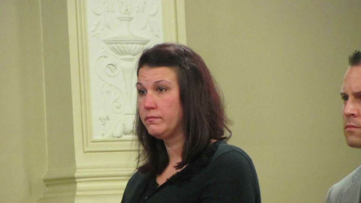 Brenda Kennedy, 33, and her defense attorney, George LaMarche, appeared in Rensselaer County Court on Tuesday. (Bob Gardinier / Times Union)