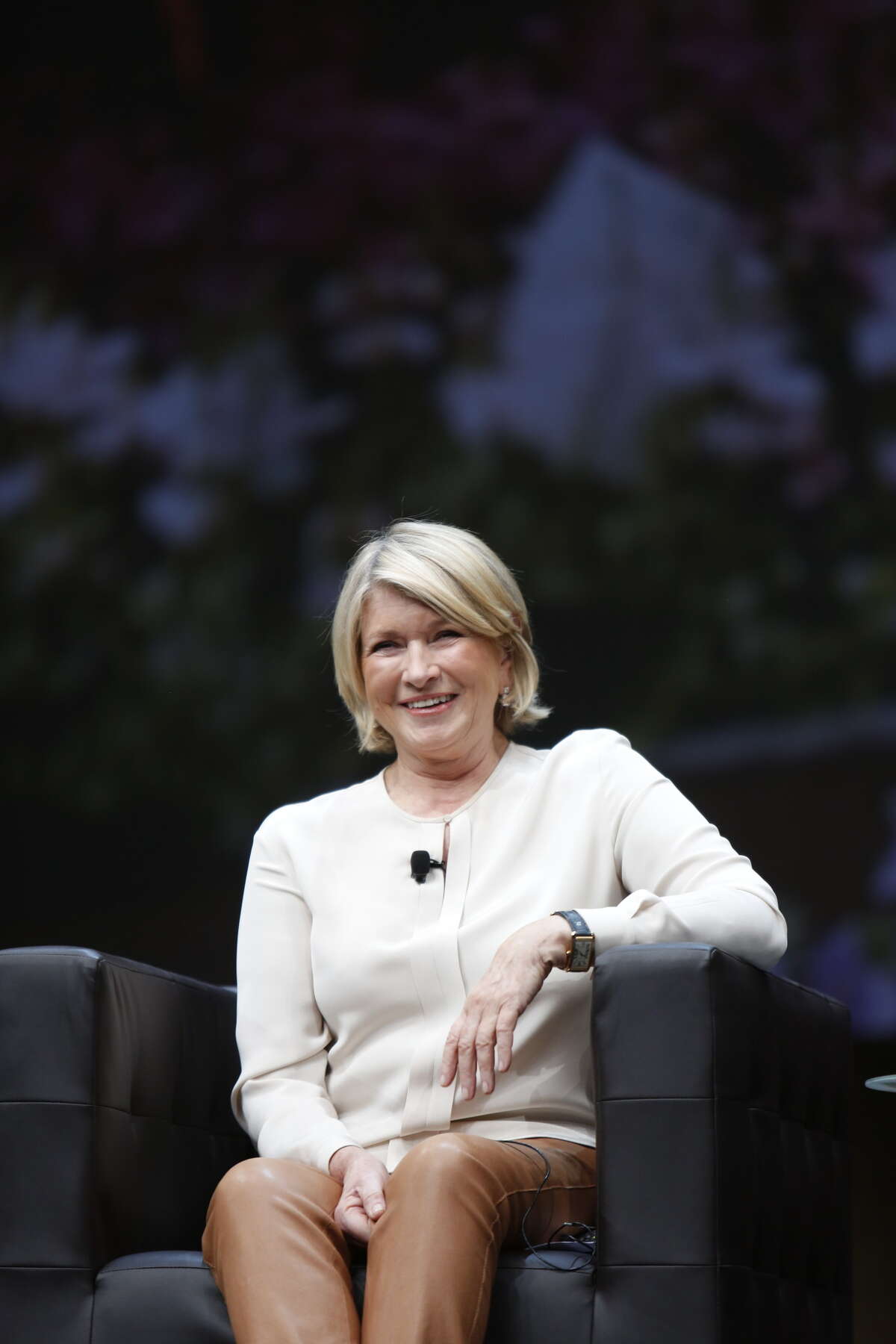 Martha Stewart speaks at the QuickBooks Connect conference at the San Jose Convention Center.