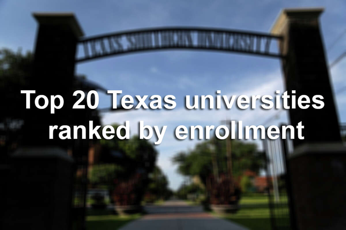 Scroll through to see which Texas universities are attracting the most students.