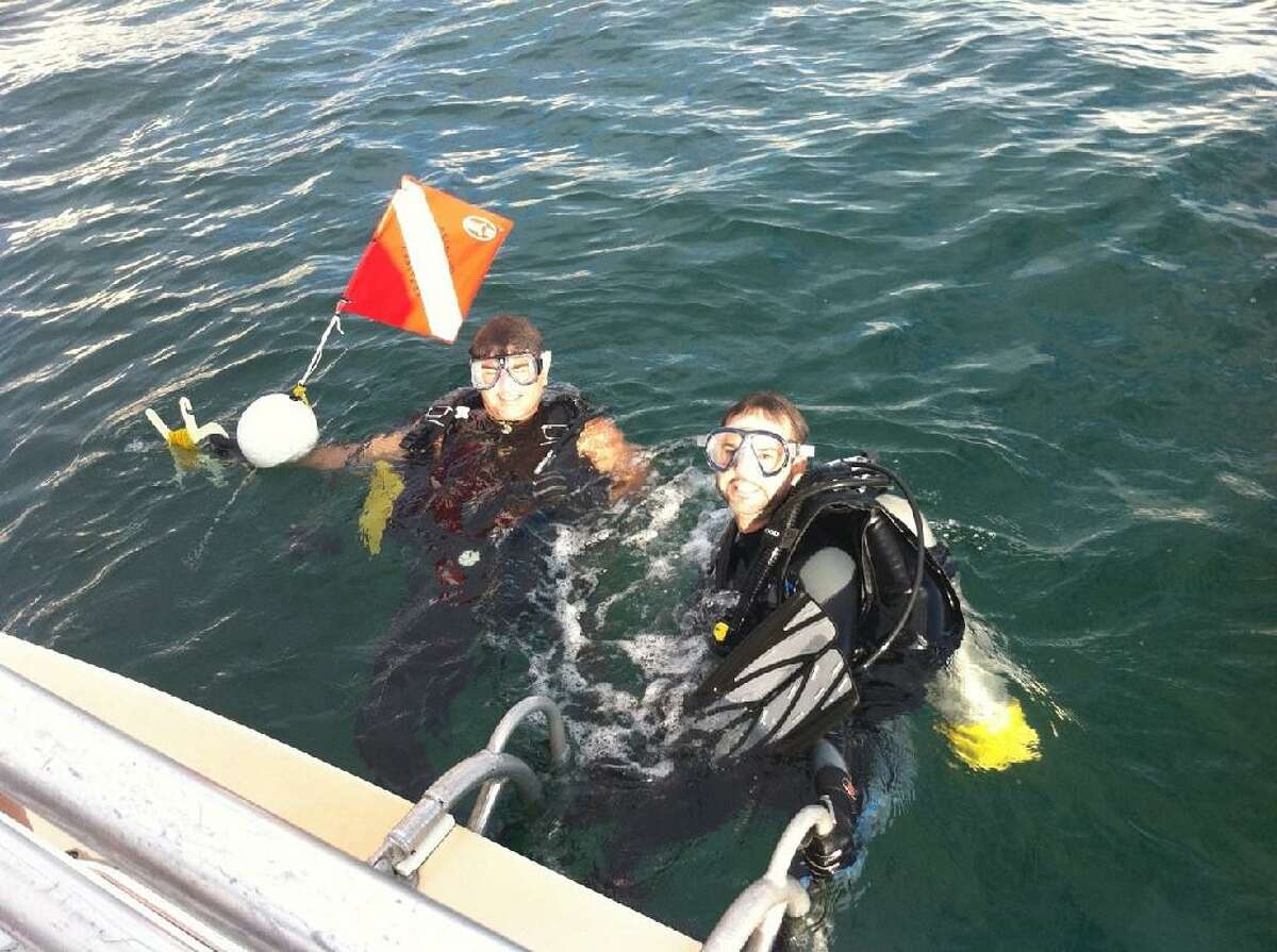 Rare shark teeth, millions of years old, brought up by Gulf divers