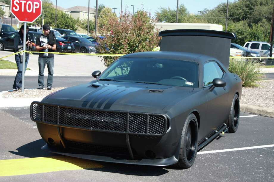 punisher themed dodge challenger customized by tim duncan\u0027s shop 2012 Dodge Challenger Rear Bumper when asked to disclose an estimated price for the vehicle, peã±a said it\u0027s \u201cpriceless