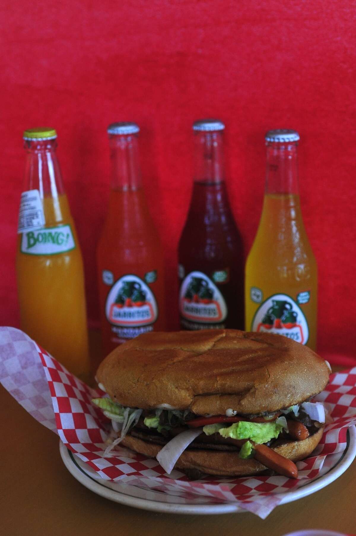 The Torta Hawaiianna and popular Mexican beverages are available at La Salsitas, a 24-hour Mexican restaurant that recently opened a new location on College Street in Beaumont. Photo taken Thursday, October 16, 2014 Kim Brent/@kimbpix