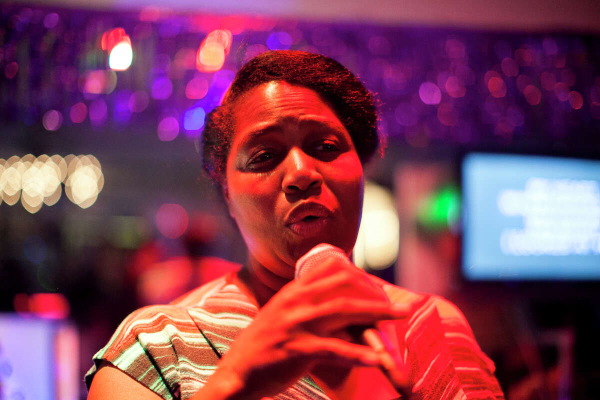 Karaoke club where you better bring it if you sing it