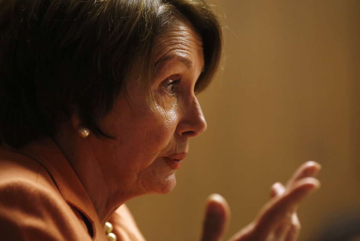 House Minority Leader Nancy Pelosi, (D-San Francisco), speaks with The Chronicle Editorial Board about the Nov. 4 election and prospects for the Republicans taking the U.S. Senate on October 27, 2014 in San Francisco, Calif.