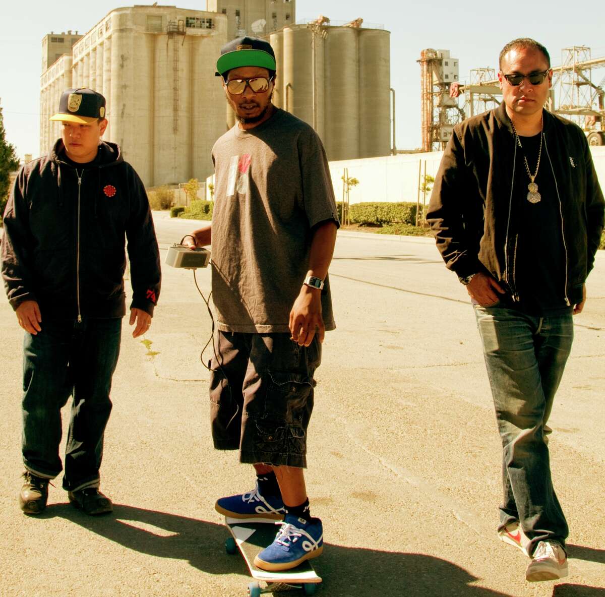 Kid Koala (left), Del the Funky Homosapien and Dan the Automator have re-formed as Deltron 3030.