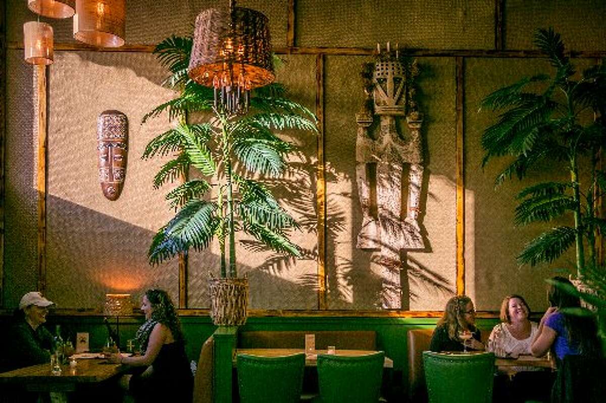 Longitude in Oakland offers a tiki-inspired interior for tropical libations.
