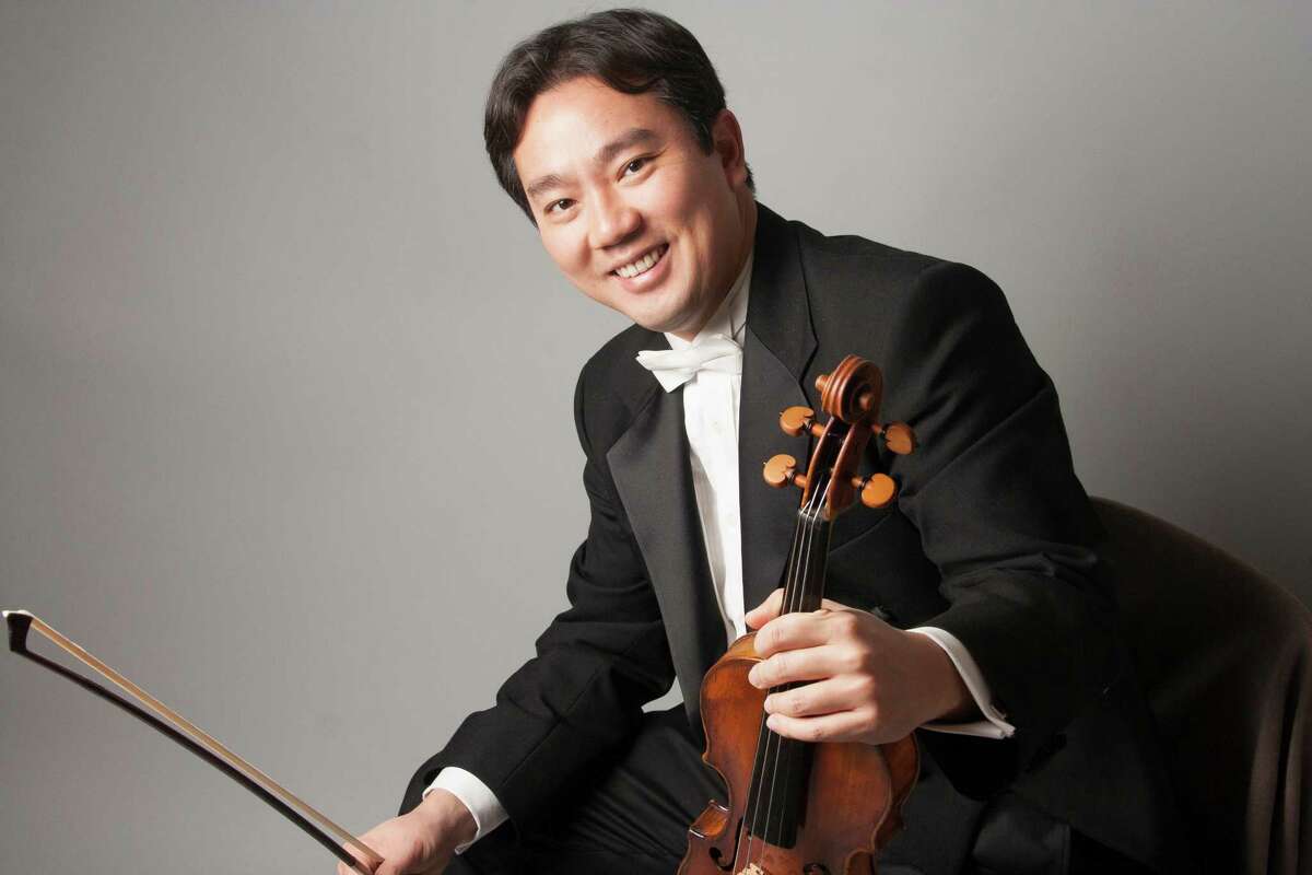 Houston Symphony concertmaster Frank Huang will solo in Edouard Lalo's "Symphonie Espagnole."