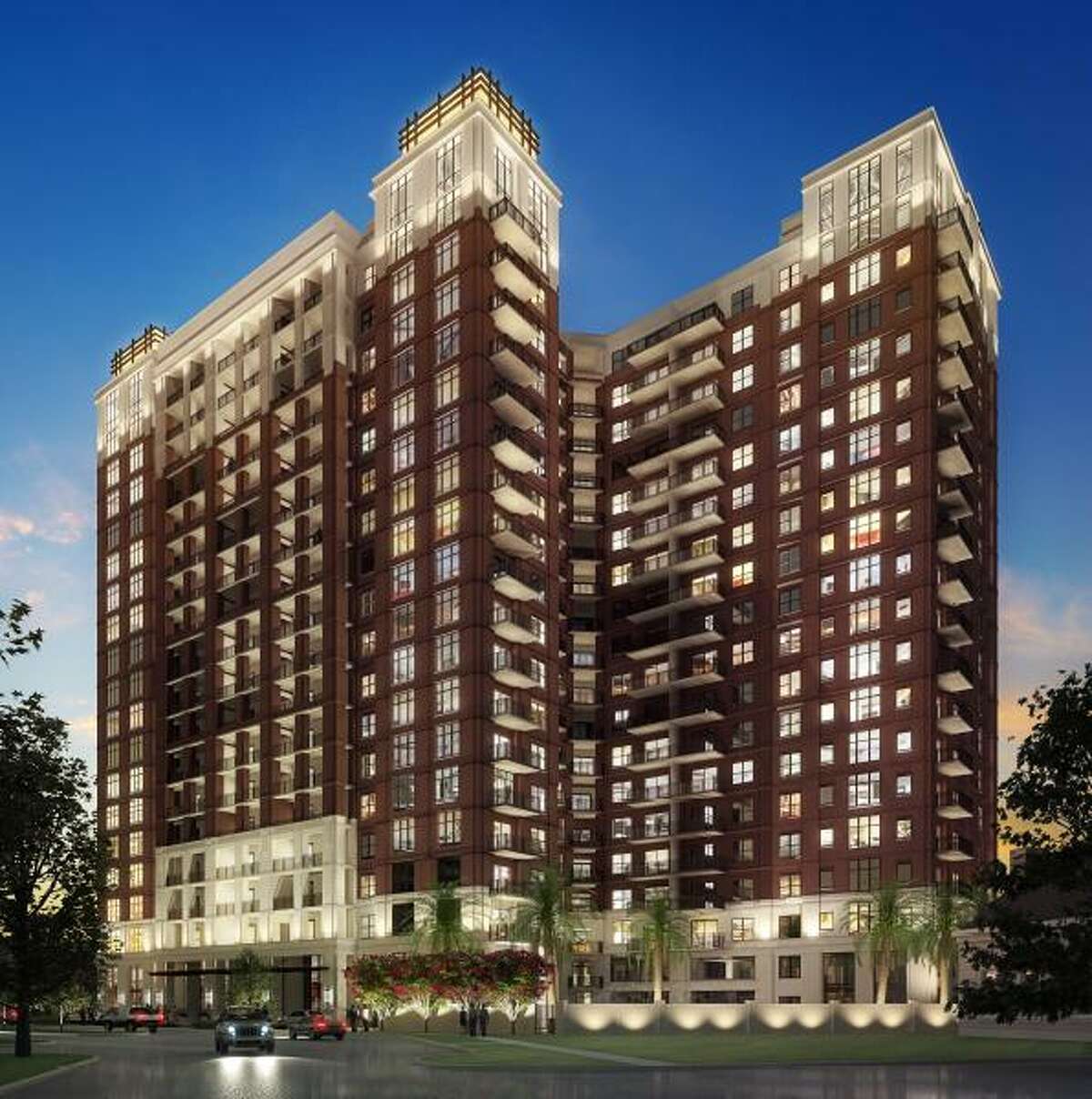 The Carter, shown in this rendering, is under con-struction on Chelsea Boulevard in the Museum District. It will have 305 apart-ments.﻿