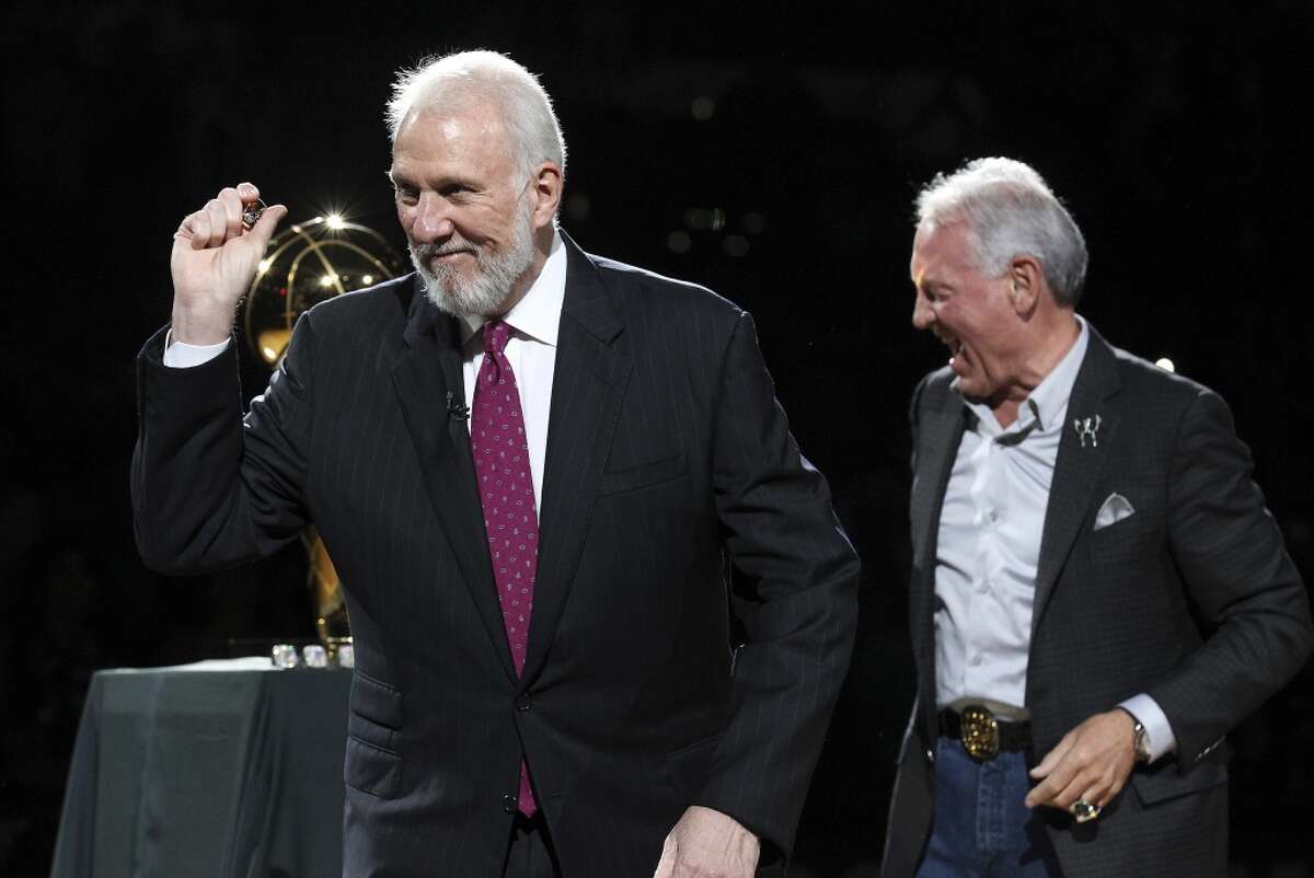 Pop wins Coach of the Year Coach Gregg Popovich received the 2014 Red Auerbach NBA Coach of the Year award. He is one of only three coaches to have won the award three times. The other two are Don Nelson and Pat Riley.