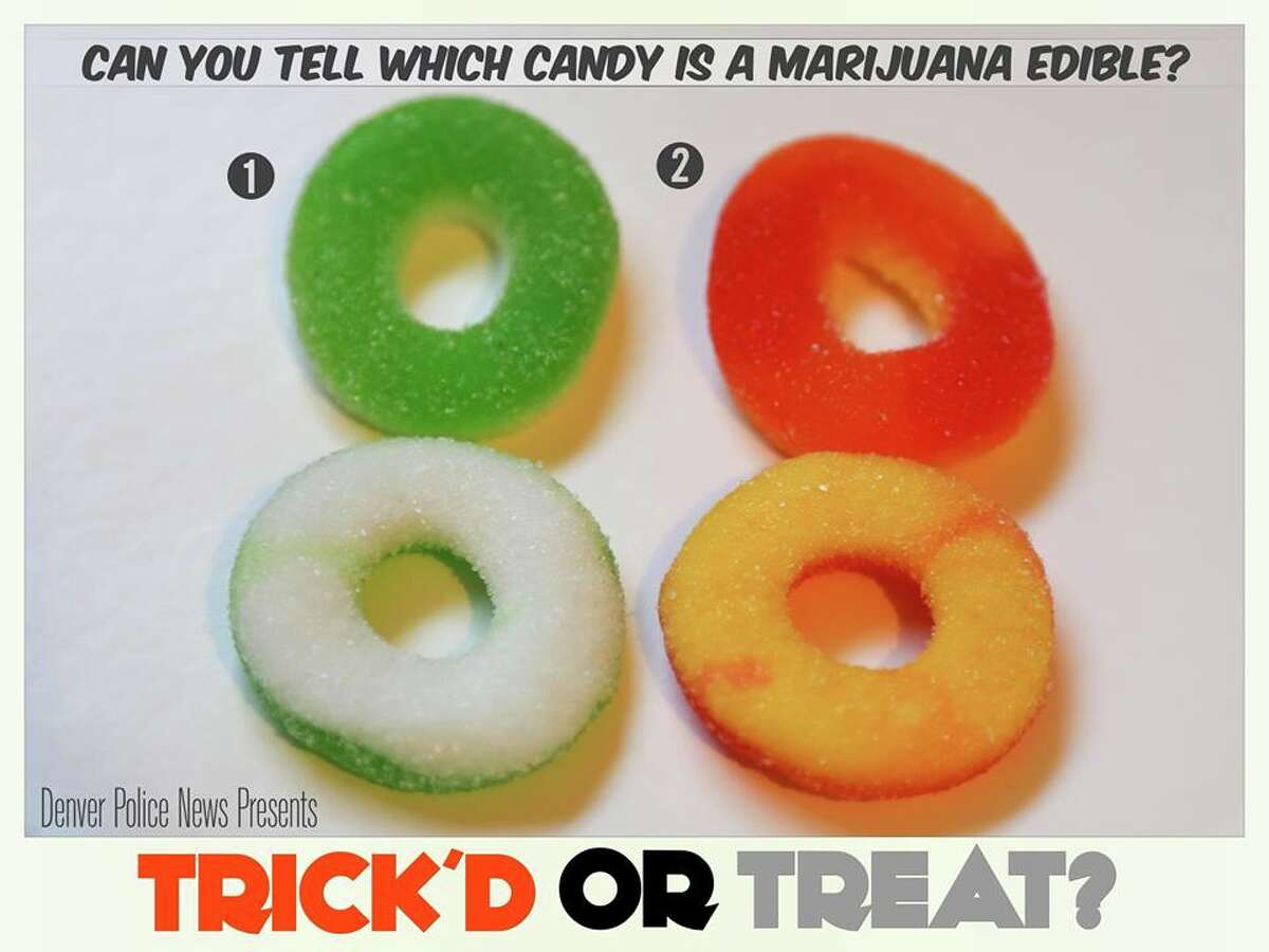 What the Denver Police Department said on its Facebook page: “With Halloween fast approaching, Colorado citizens are in a unique position in the country--watching our kid's candy for marijuana edibles. Learn how some marijuana edibles can be literally identical to their name-brand counterparts, and get a reminder about sweets safety for all your little trick or treaters this year.”