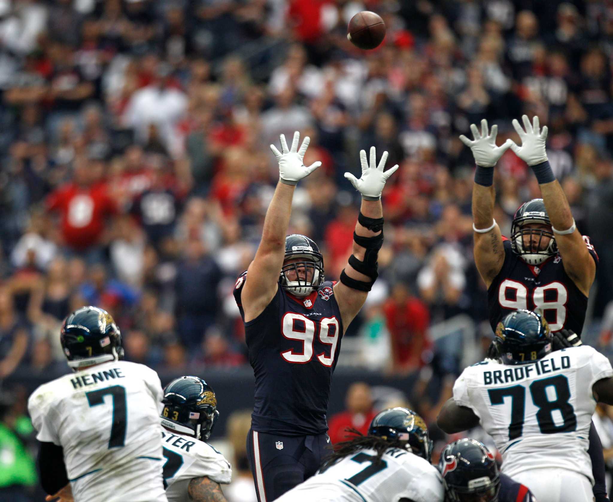 Eagle Eye: Stopping J.J. Watt and Jadeveon Clowney