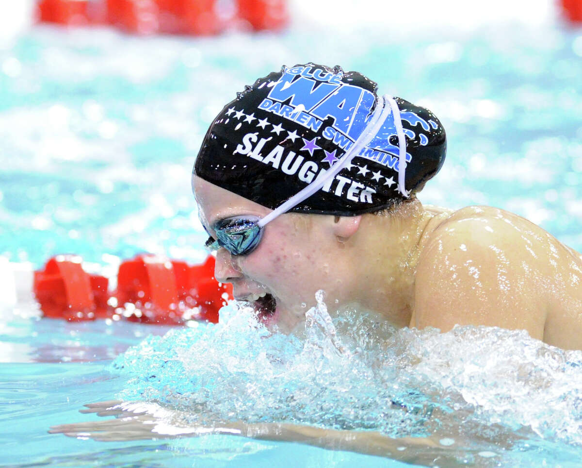 Darien Claims 3rd Straight Fciac Girls Swimming Title