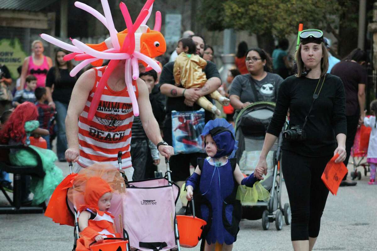 Families had an evening of costumes and fun, during Zoo Boo at the San Antonio Zoo on Wednesday, Oct. 30, 2014.