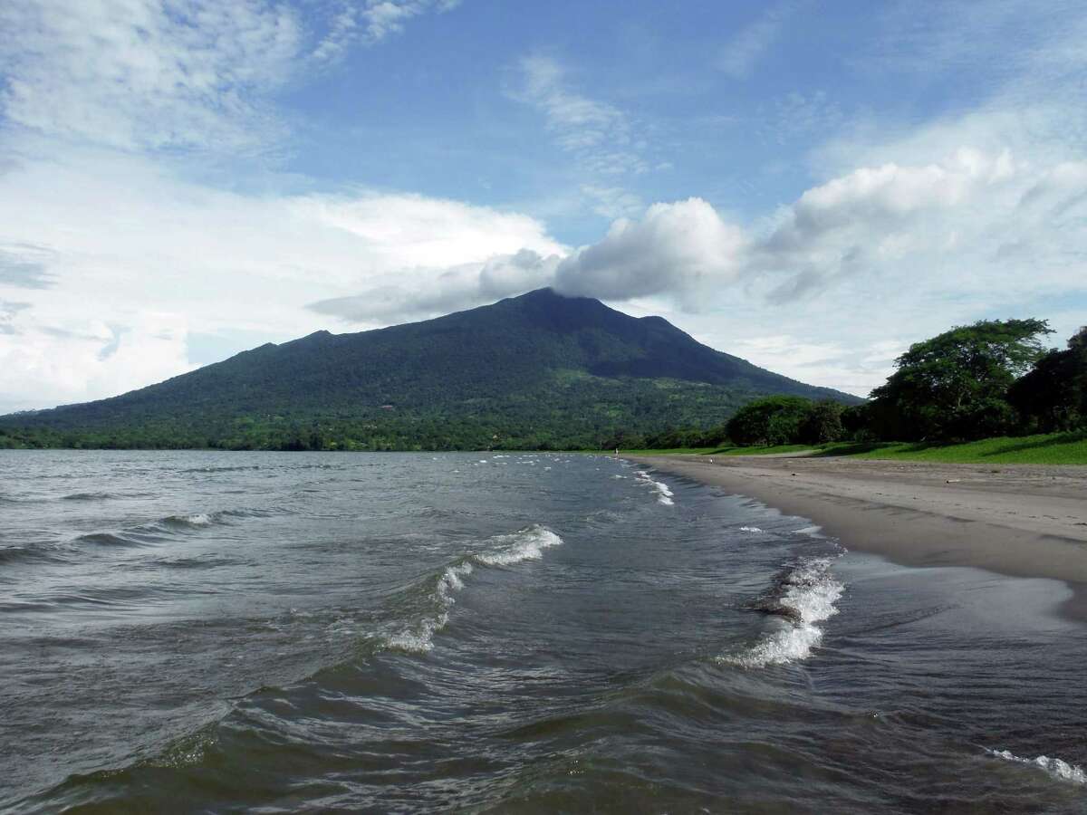 Ojo de Agua is a natural spring about the size of an Olympic pool on the island of Ometepe in Nicaragua.