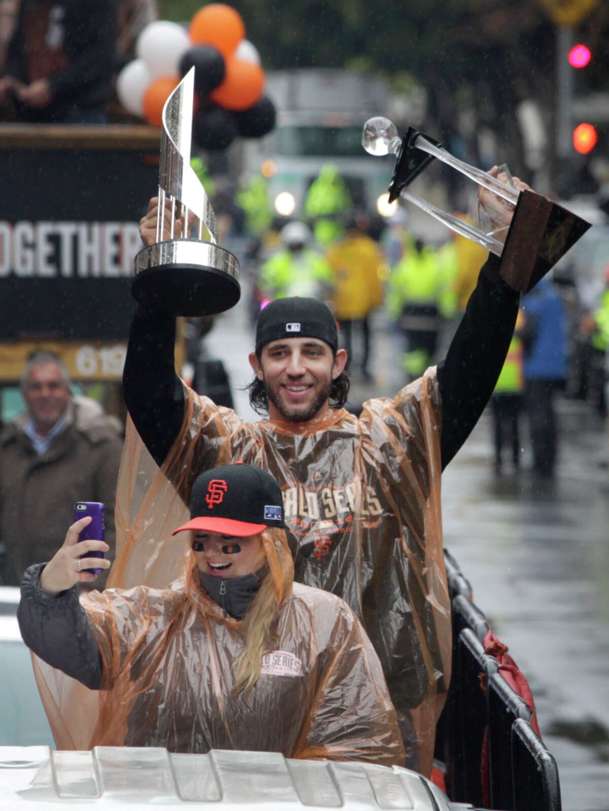 Bumgarner's MVP of Giants' victory parade, too