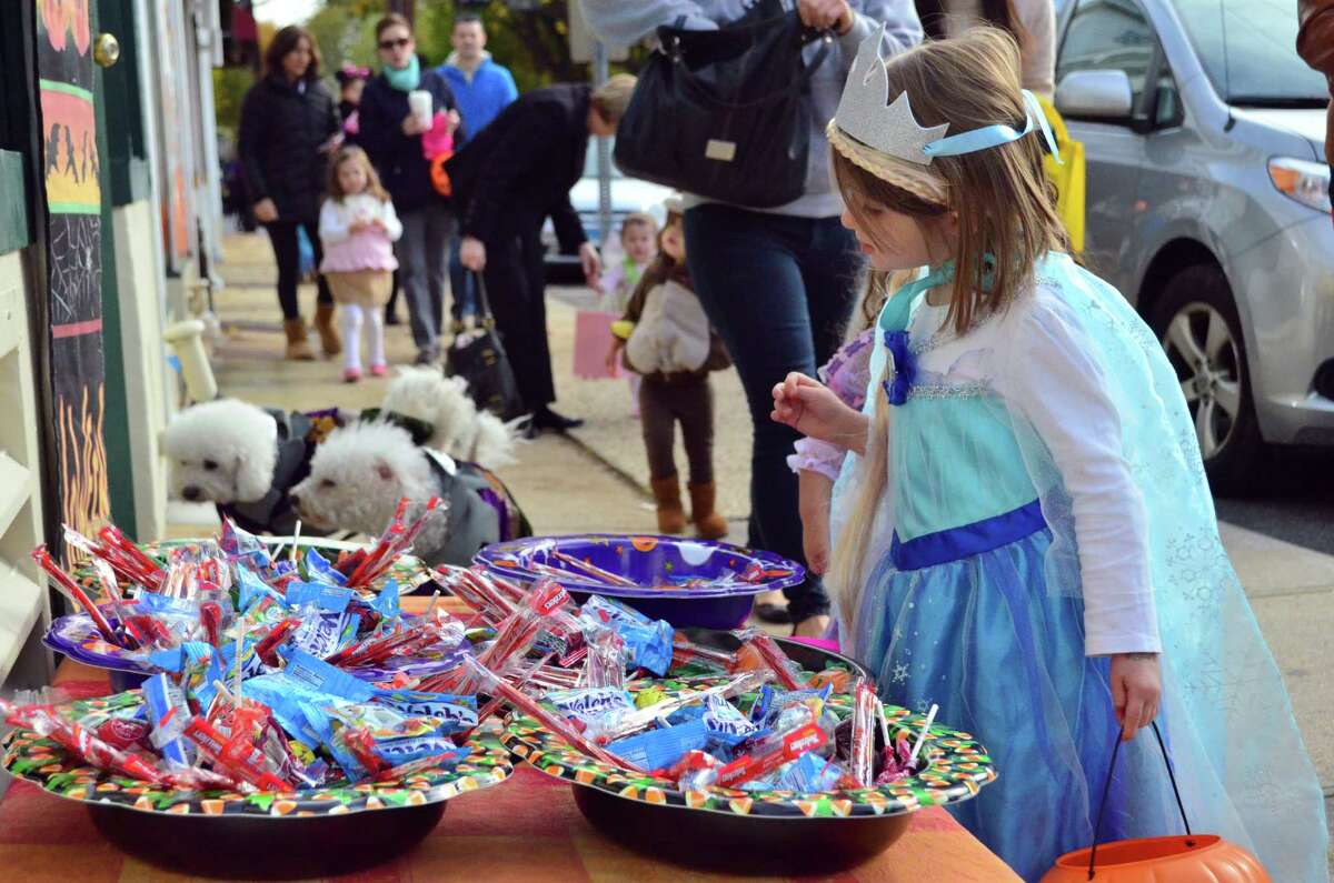 Halloween on parade in Darien