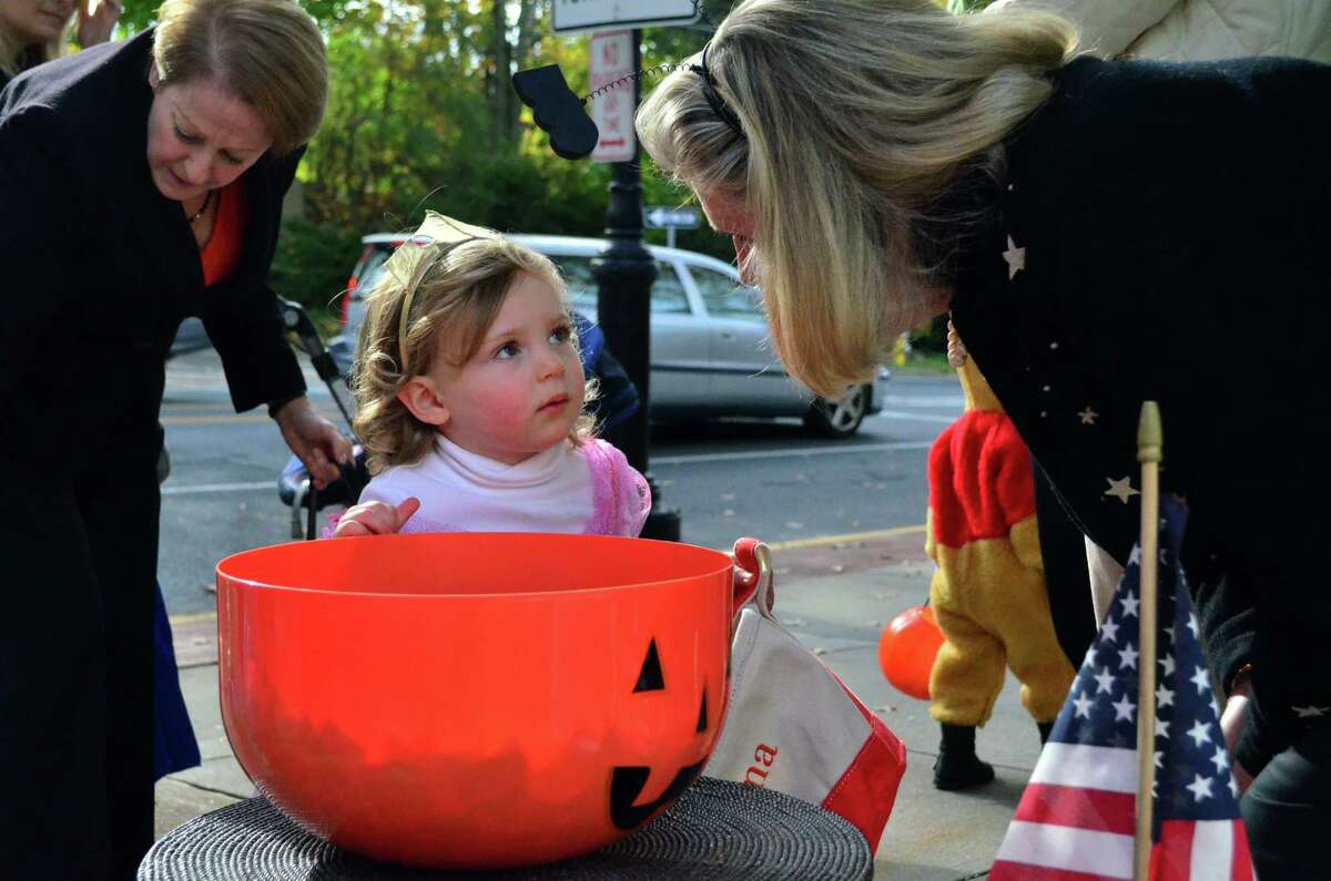 Halloween on parade in Darien