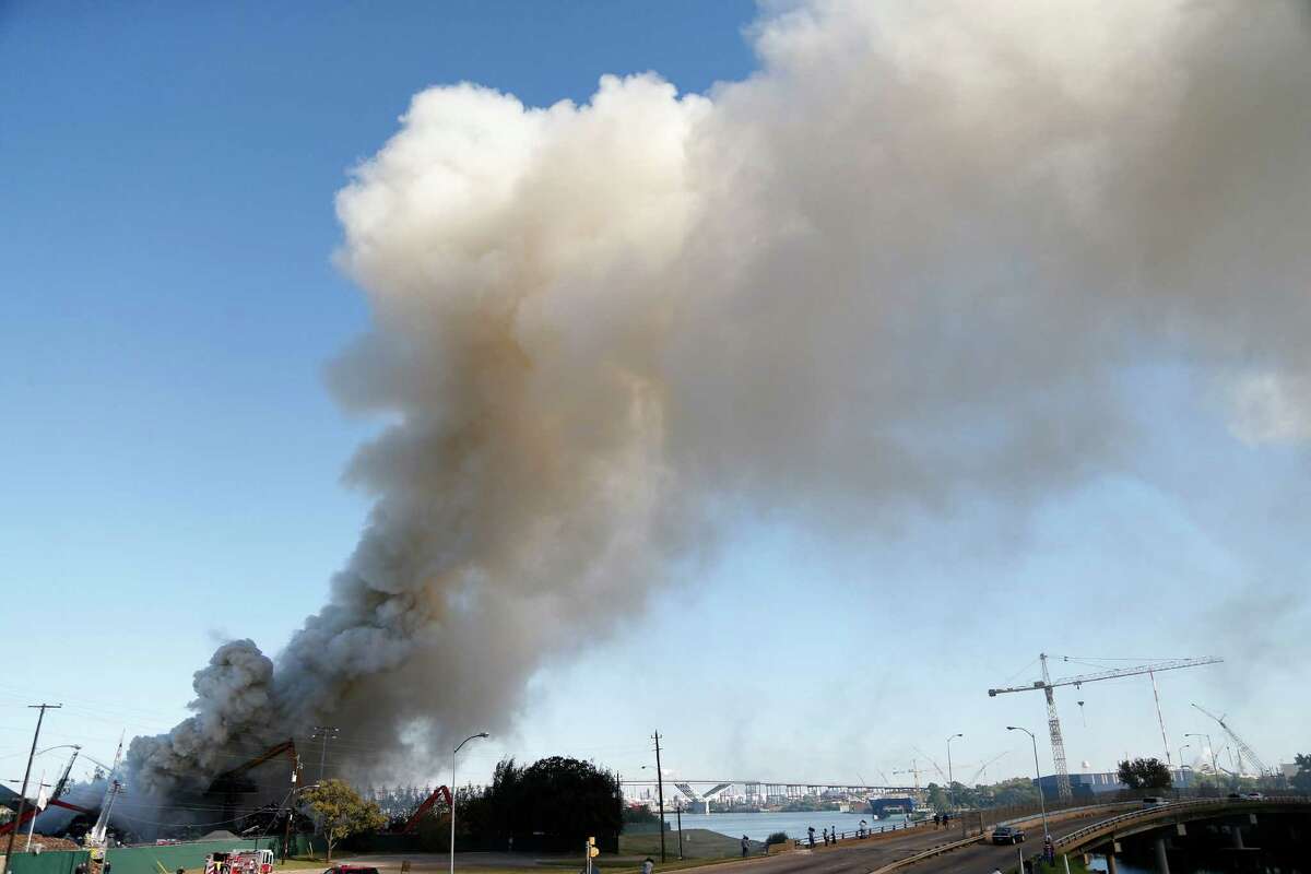 Fire breaks out near Houston Ship Channel