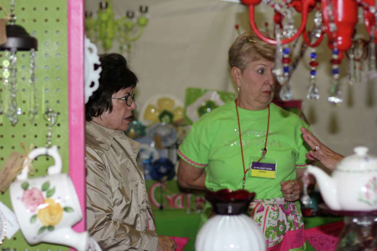 Scenes from the Jersey Village FFA craft show