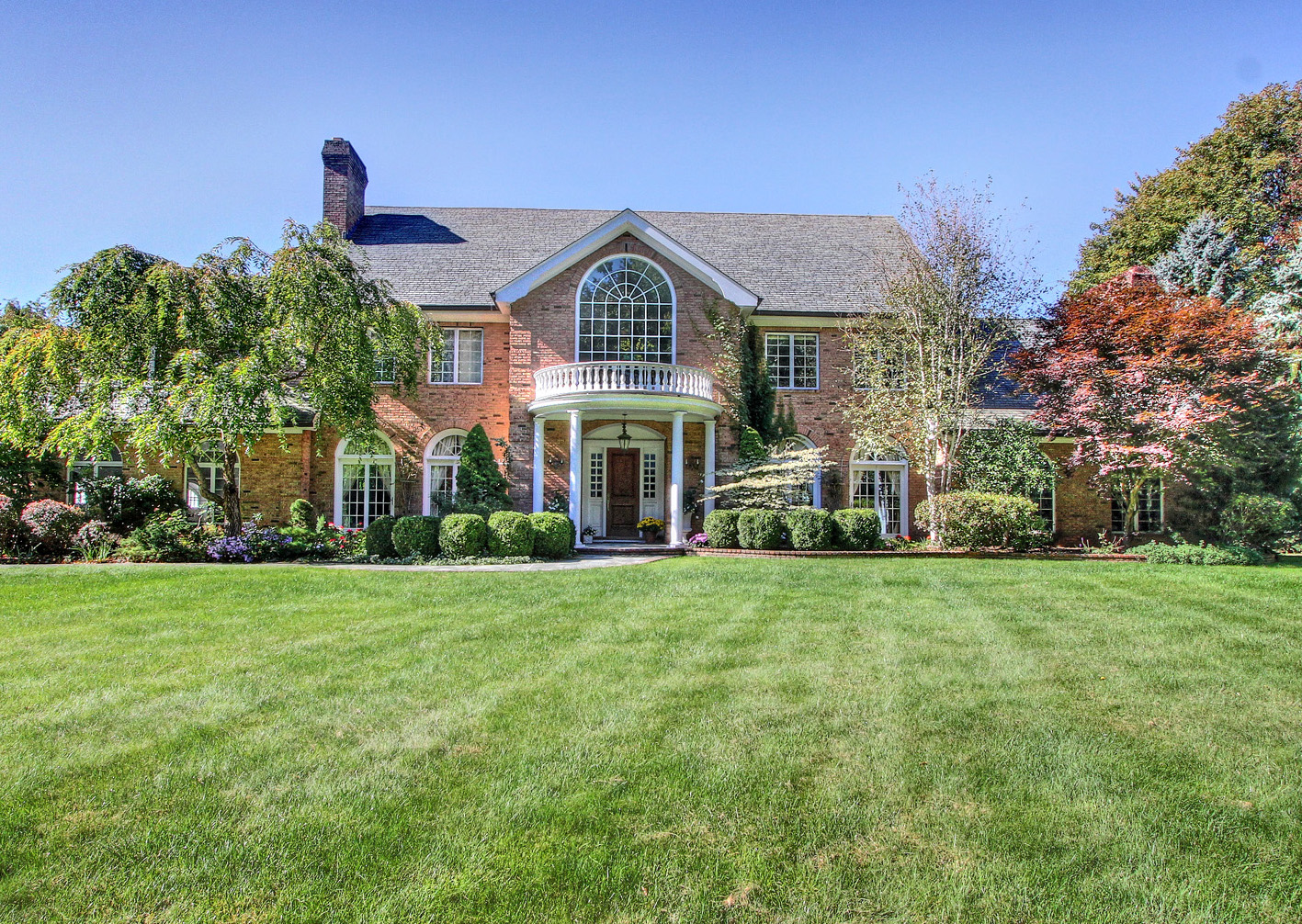 On the market Elegant home nestled in Greenfield Hill woods