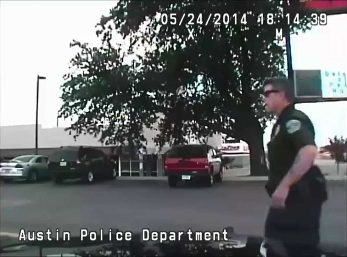 The Austin Police Department has apologized after a video posted to YouTube showed two of its officers making rape jokes while in a patrol car. The May 24 video, posted on Oct. 30 by Austin lawyer Drew Gibbs, who told Austin TV station KXAN he obtained the footage via an open records request. In the dashcam video, officers are heard saying that if they "ride out for a week, crime is gonna be on the run and (expletive) non-existent. (Expletive) would get real for the bad guys. The world would be at peace for a week." One officer then says, "Look at the girl over there," before blowing a whistle. The second officer is heard saying, "Go ahead and call the cops. They can't unrape you."
