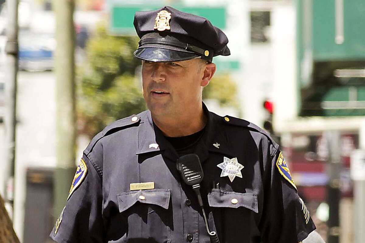 San Francisco police Sgt. Ian Furminger in the Tenderloin in 2012.
