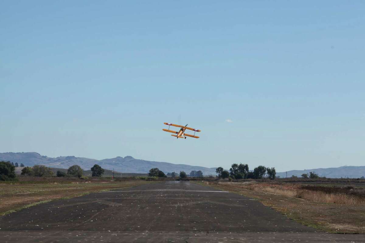 In Sonoma, a vintage view from the air