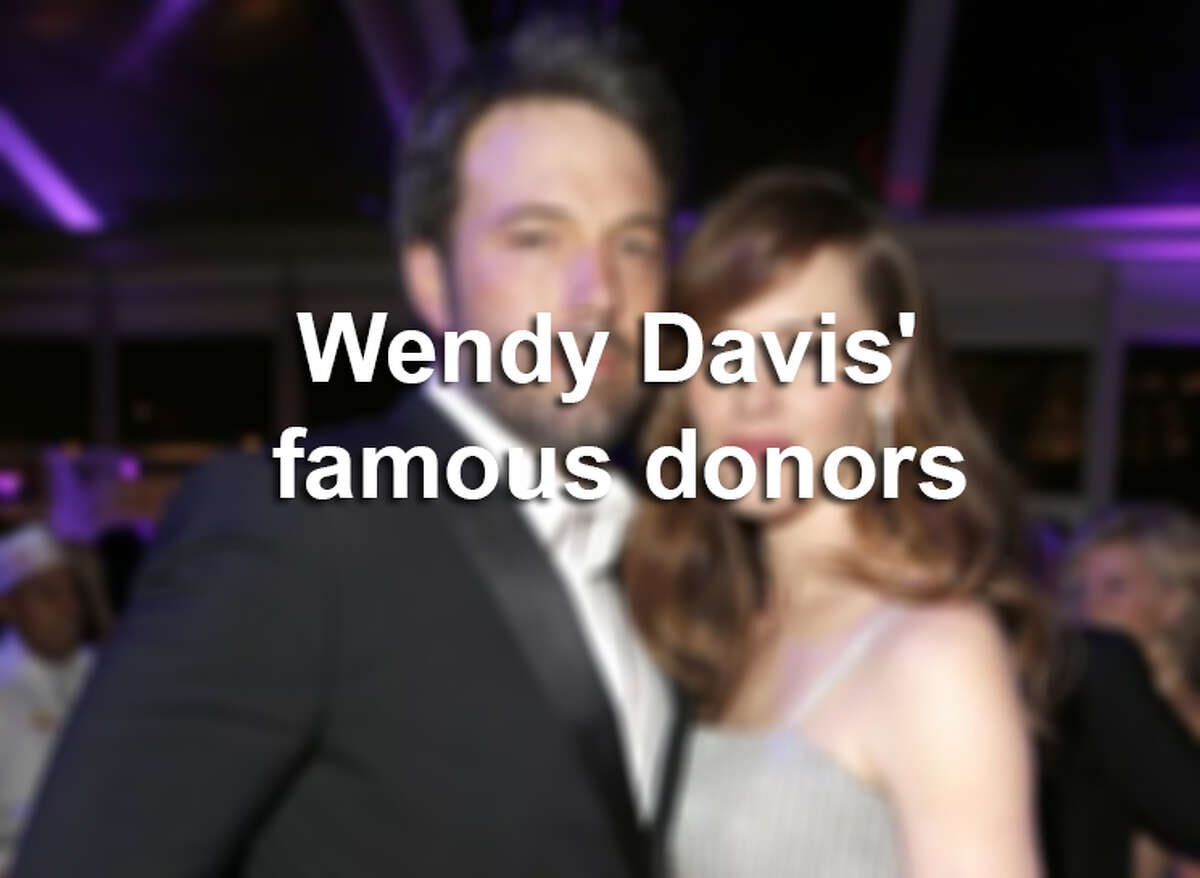 Meet the celebrities pumping money into Democratic gubernatorial candidate Wendy Davis' campaign.