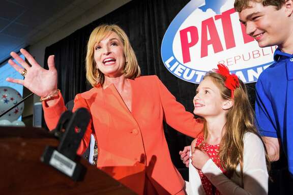 Harris County District Attorney celebrates victory with her daughter Brynn and son, Sam.