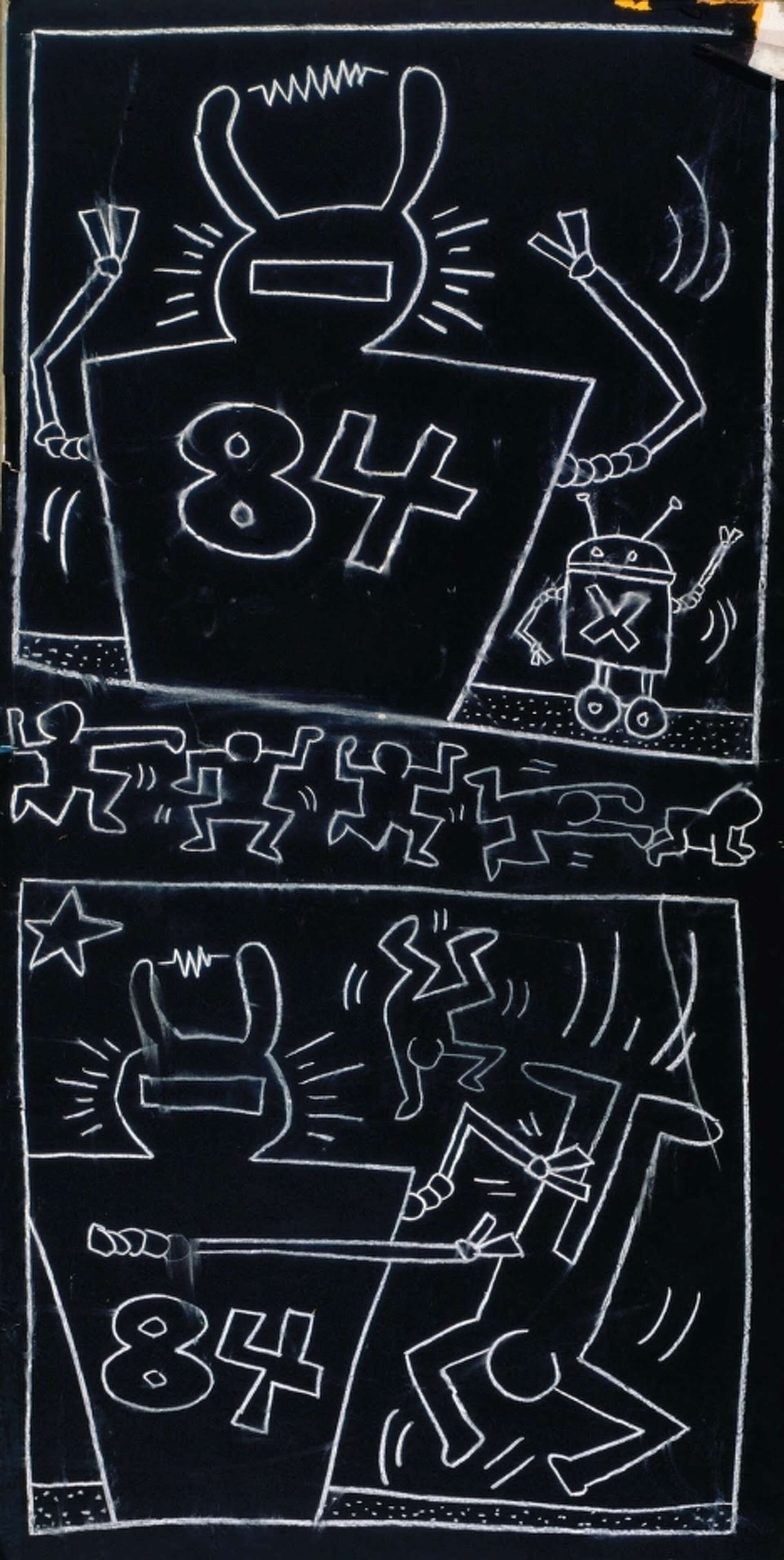 KEITH HARING - THE POLITICAL LINE　大型本 Keith Haring: The Political Line: Buchhart, Dieter, Cox