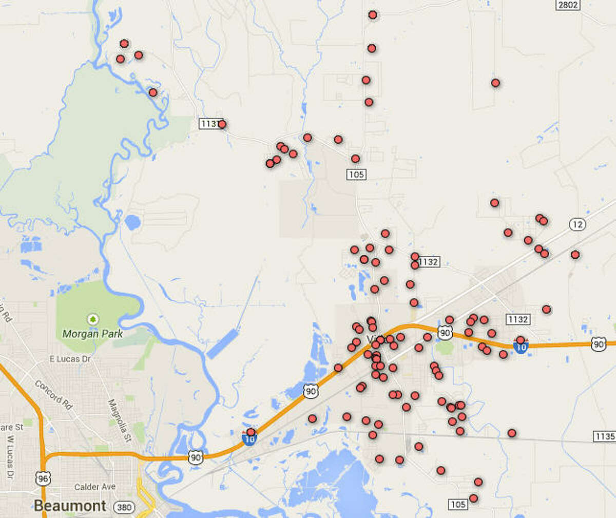 Maps Show More Than 1250 Local Sex Offenders