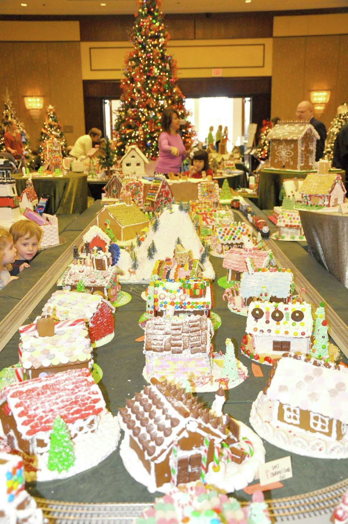 Gingerbread houses have long been a draw for the Junior League of Greenwich's annual Enchanted Forest benefit. The event, and the tasty treats (among other attractions, return Friday, Nov. 21 through Sunday, November 23, 2014, at the Hyatt Regency in Greenwich, Conn.