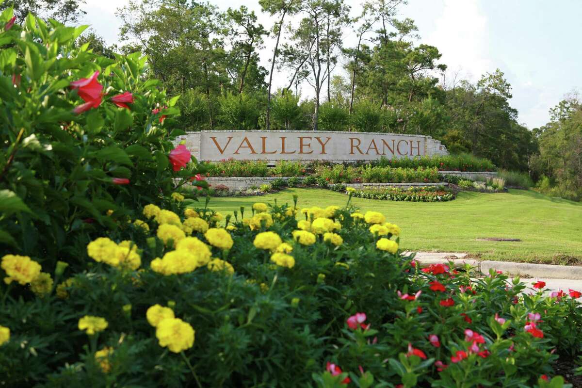 The entrance to the Valley Ranch community is along the west side of U.S. 59 north of Kingwood. The Grand Parkway eventually will bisect Valley Ranch.