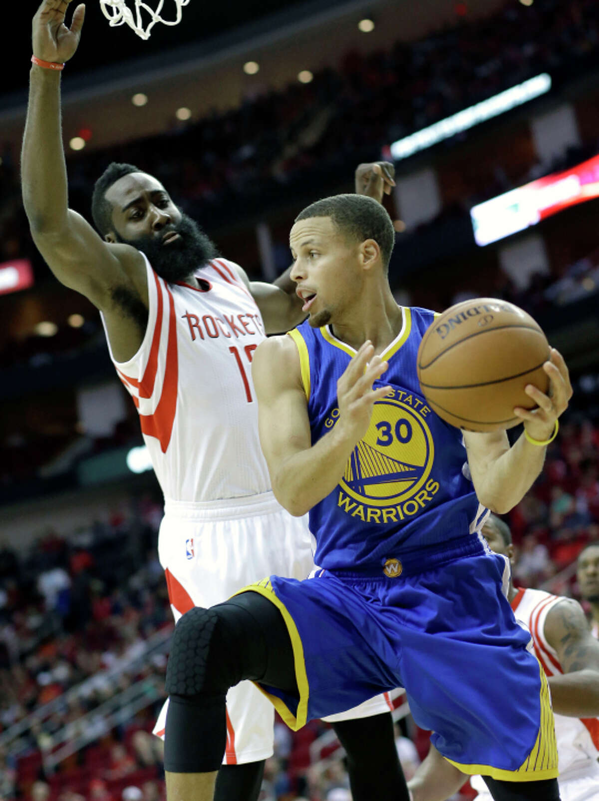 All eyes on MVP Curry, runner-up Harden