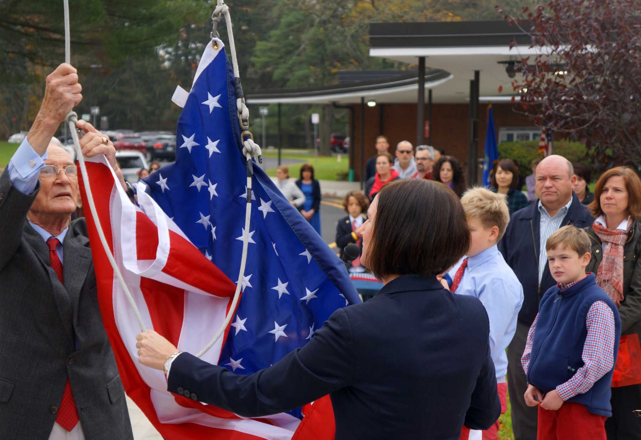 Veterans saluted at North Street School