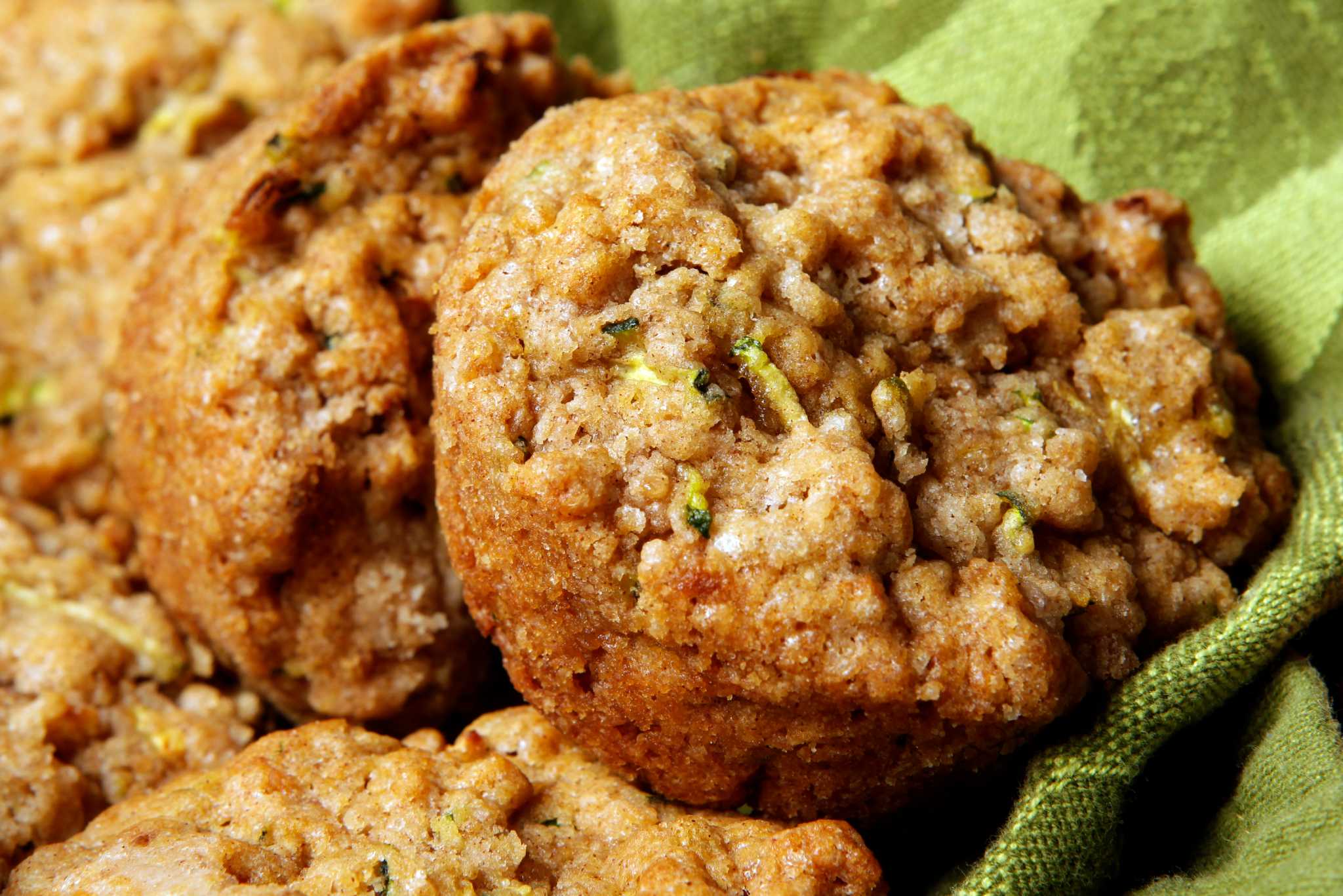 Zucchini muffins best right out of oven