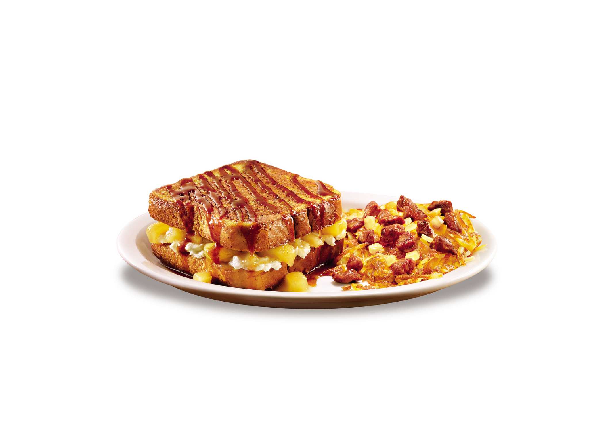 Denny's Apple Danish Stuffed French Toast crosses line between