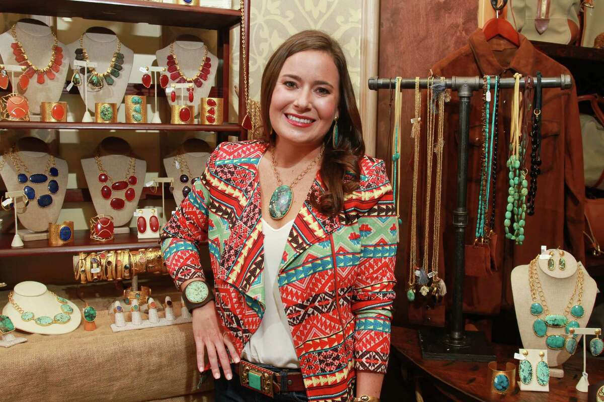 Jewelry designer Christina Greene will make her first appearance at the Nutcracker Market this year. Shoppers might remember her from the Houston Livestock Show and Rodeo in March.