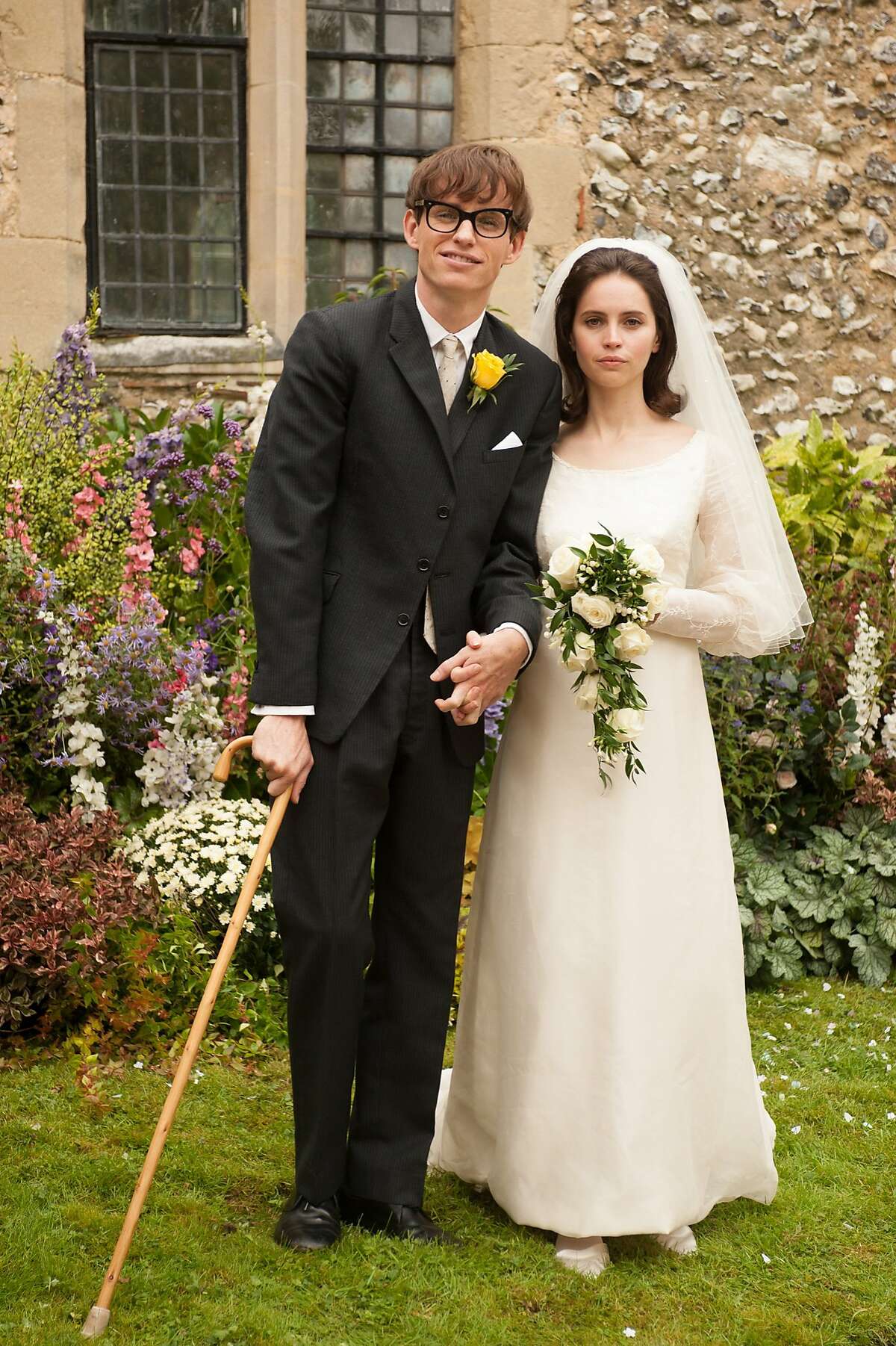 Eddie Redmayne stars as Stephen Hawking and Felicity Jones stars as Jane Wilde Academy Award winner James Marsh's "The Theory of Everything," a Focus Features release. (Liam Daniel/Focus Features/MCT)