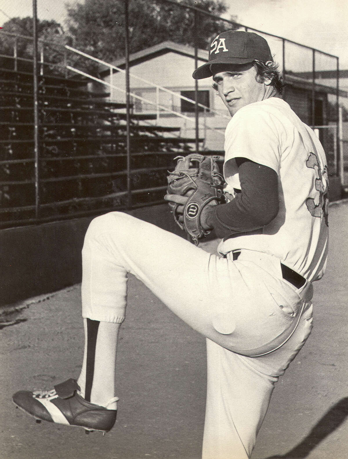 Bob Welch made his pro debut with the San Antonio Dodgers in 1977 after being a first-round draft pick out of Eastern Michigan University.