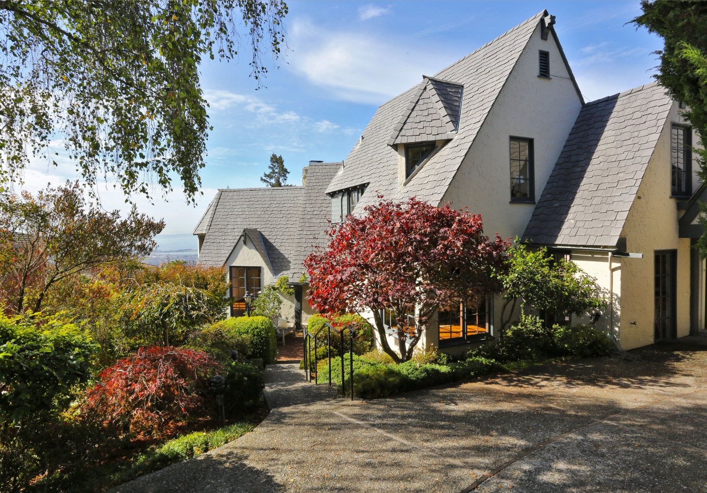 Berkeley hills home blends Gothic, English cottage elements